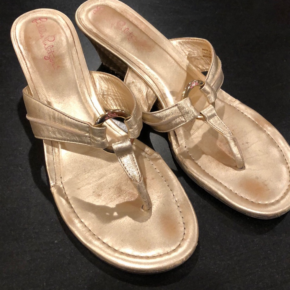 Lily Pulitzer Wedge Sandals